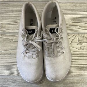 NOBULL White High Top Canvas Trainers